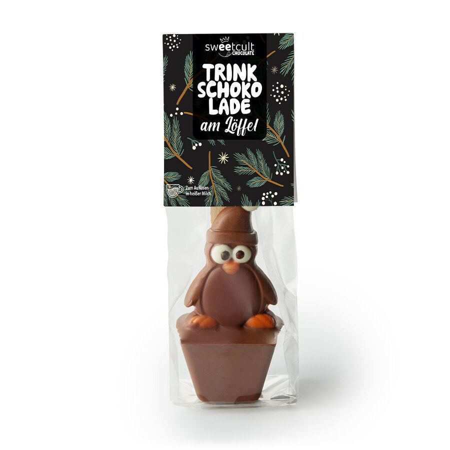 Chocostick czekolada do picia na patyku PINGWINEK