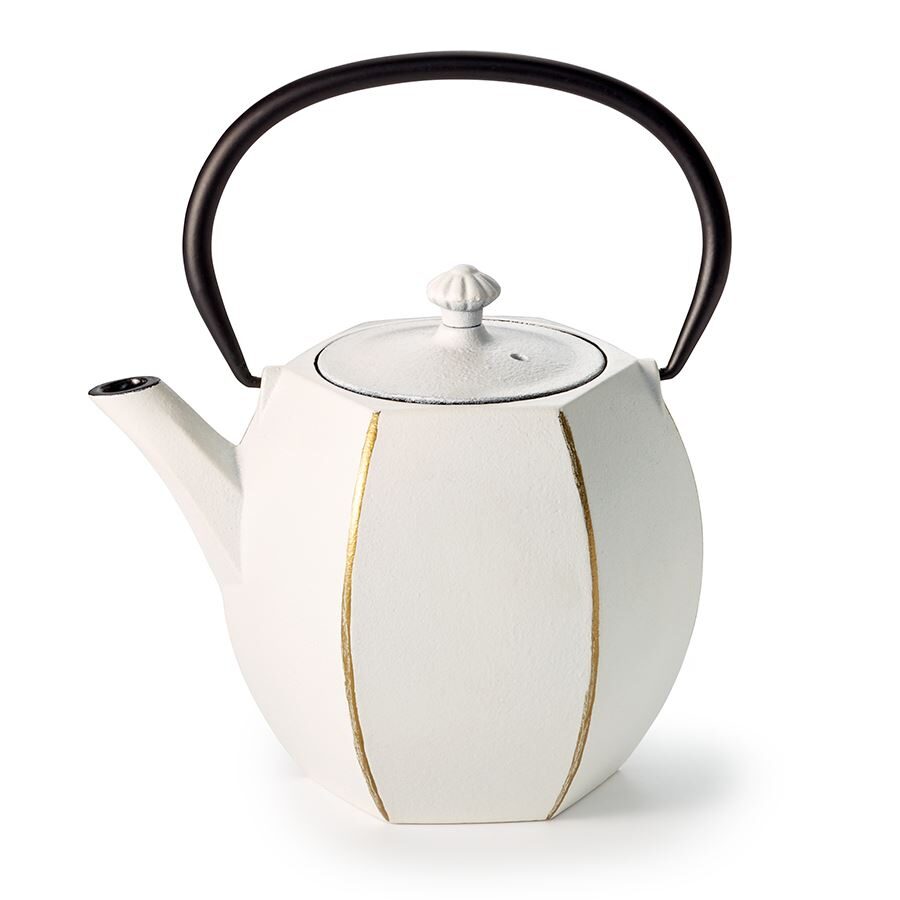 Czajnik żeliwny 700 ml biały