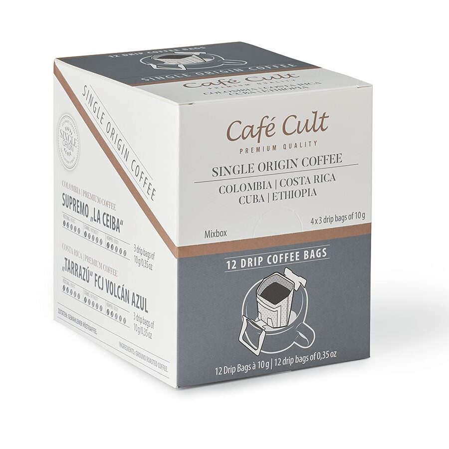 Kawa w filtrach Single Origin Cafe Cult 12 x 10 g